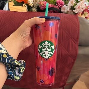 Starbucks Flower 2022 Summer Floral Hibiscus Tumbler Cup 24oz